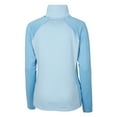 thumbnail image 3 of Women's Cutter & Buck  Blue Carolina Panthers Helmet Logo DryTec Forge Tonal Stripe Stretch Half-Zip Top, 3 of 3