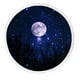 thumbnail image 1 of Toalla de playa redonda ABPHQTO Noche estrellada Luna Estrellas Cielo azul 60 pulgadas, 1 of 2