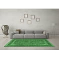 thumbnail image 3 of Ahgly Company Indoor Rectangle Medallion Emerald Green Traditional Area Rugs, 6' x 9', 3 of 4
