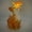 Orange #2, variant on Solar Powered Cat Statue with Butterfly, Resin Animal Sculpture Garden Ornament with LED Night Light, Decorative Outdoor Figurine for Patio Lawn Yard Orange