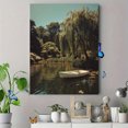thumbnail image 4 of Qisvanset 12x16 Inch Abstract Woman Bird Floral Canvas Print Wall Art, 4 of 5