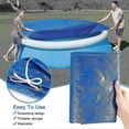 thumbnail image 4 of Cubierta de piscina redonda con aro metálico y cordón, protege de la lluvia y los contaminantes - Diámetro: 335 cm, 4 of 4