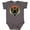 Charcoal Grey, variant on Inktastic Skateboard Retro Skateboarding Boys or Girls Baby Bodysuit