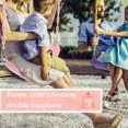thumbnail image 4 of KINSPORY Outdoor Playground Swing Seat Set with 66-Inch Coated Chain, Sensory Swing, Snap Hooks, Hanging Straps, 4 of 5
