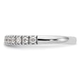thumbnail image 3 of 14K White Gold Ring Band Wedding Diamond, Lab Grown Round, Size 7, 3 of 7