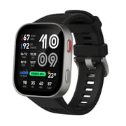 Amazfit Bip Max Smart Watch, 2.07" AMOLED Display, GPS, iOS/Android | 50mm, 20-Day Battery, Water-Resistant, 4GB Storage, Offline Maps, Fitness Tracker, Hybrid Training, 150+ Sports, HYROX Mode