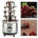 thumbnail image 1 of Máquina de fuente de fondue de chocolate, de 4 niveles para cuñas de frutas, verduras para dulces, BBQ Ranch de chocolate, 1 of 8