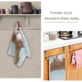 thumbnail image 3 of Xmas Red Birds Snowman Hand Towels, Winter View Kitchen Towel Ultra Soft and Absorbent,Decorative Fingertip Face Towel for Bathroom Hotel, 2 PCS, 28.3"x14.4", 3 of 6
