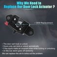 thumbnail image 3 of Unique Bargains 1 Pair Rear Liftgate Door Lock Actuator with Screws for Nissan Titan 2004-2012 No.90500ZJ00A/90501ZJ00A, 3 of 7