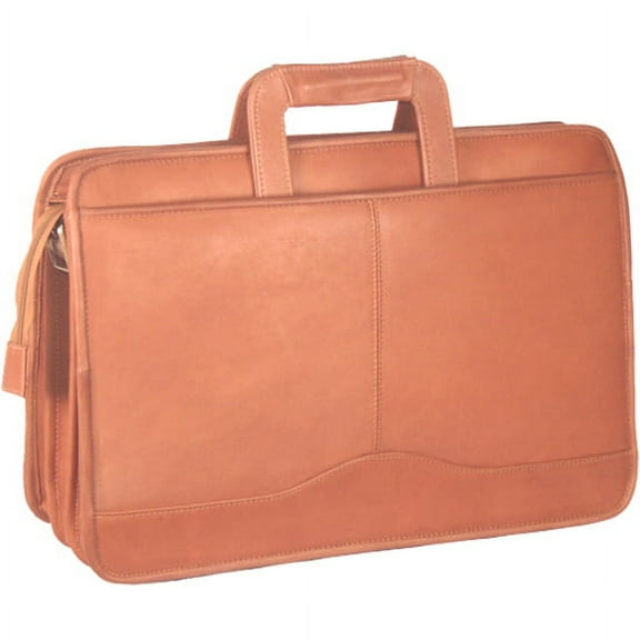 Triple Gusset Drop Handle Briefcase