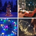 thumbnail image 2 of Rosnek 2/3/5/10M LED Copper Wire String Light,Battery Operated, LED Fairy Light for Indoor Outdoor Party Christmas Decor,1/2/4Pcs, 2 of 5