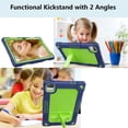 thumbnail image 5 of Kebiory for MB1001 Tablet Case 10.1,Shockproof Kids Case for Moderness 10.1 Tablet MB1001/CZZ/Okaysea 10.1 Tablet,for HAPPYBE/ANYLAKE/Freeski OLEXEX Bestski/Velorim/ZZB 10" Tablet (Black+Green), 5 of 6