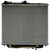 Radiator Compatible with 1996-1999 Acura SLX 3.2L 3.5L V6 1992-2002 Isuzu Trooper Downflow 26mm Plastic Aluminum with Concentric Transmission Oil Cooler New Replaces 8971714310