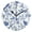 Black, variant on Birds Flowers Blue Ink Painting Round Wall Clock Silent Analog Battery Operated Gold Pointer Home Decor 9.84" Diameter