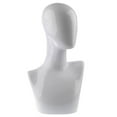 thumbnail image 4 of serony Female Mannequin Manikin Head Display Headphone Display Head Display Head Female Mannequin Shoulder Model Head Plastic for Wigs Glasses Hats Display, 4 of 9