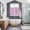Pink, variant on Spring Floral Kitchen Curtains Window Panels, Summer Botanical Purple Pink Flower Insulated Window Treatment Curtain, Grommet Curtains for Bedroom/Living Room/Bathroom, 2 Piece 52"Wx72"L