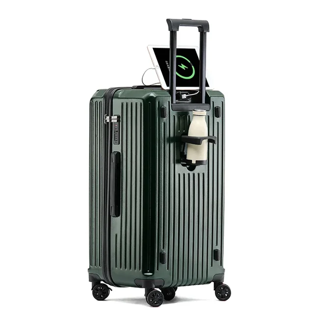 KLQDZMS Maleta de mujer de 30 "34 pulgadas 24" 26 "28" cubierta de carrito de gran capacidad 20 "caja de embarque para PC con ruedas equipaje rodante