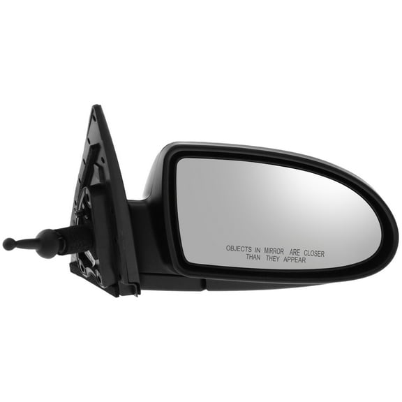 MIRROR Compatible For 2006-2009 Hyundai Accent Right Passenger Textured Black