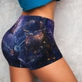 thumbnail image 5 of Athletic Shorts for Women, Enchanted Forest Stag Gathering Seam Womens Shorts High Waisted Sport Running Workout Gym, 5 of 8