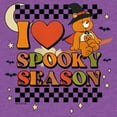 thumbnail image 2 of Girl's Care Bears Halloween Trick-Or-Sweet Bear I Heart Spooky Season  Graphic T-Shirt, 2 of 4