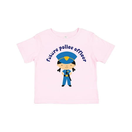 

Inktastic Future Police Officer Girls Law Enforcement Gift Toddler Toddler Girl T-Shirt