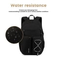thumbnail image 3 of Smicure Travel Backpack for Men and Women, Water Resistant College Bookbag, Lightweight School Carry On Back Pack,black, 3 of 9