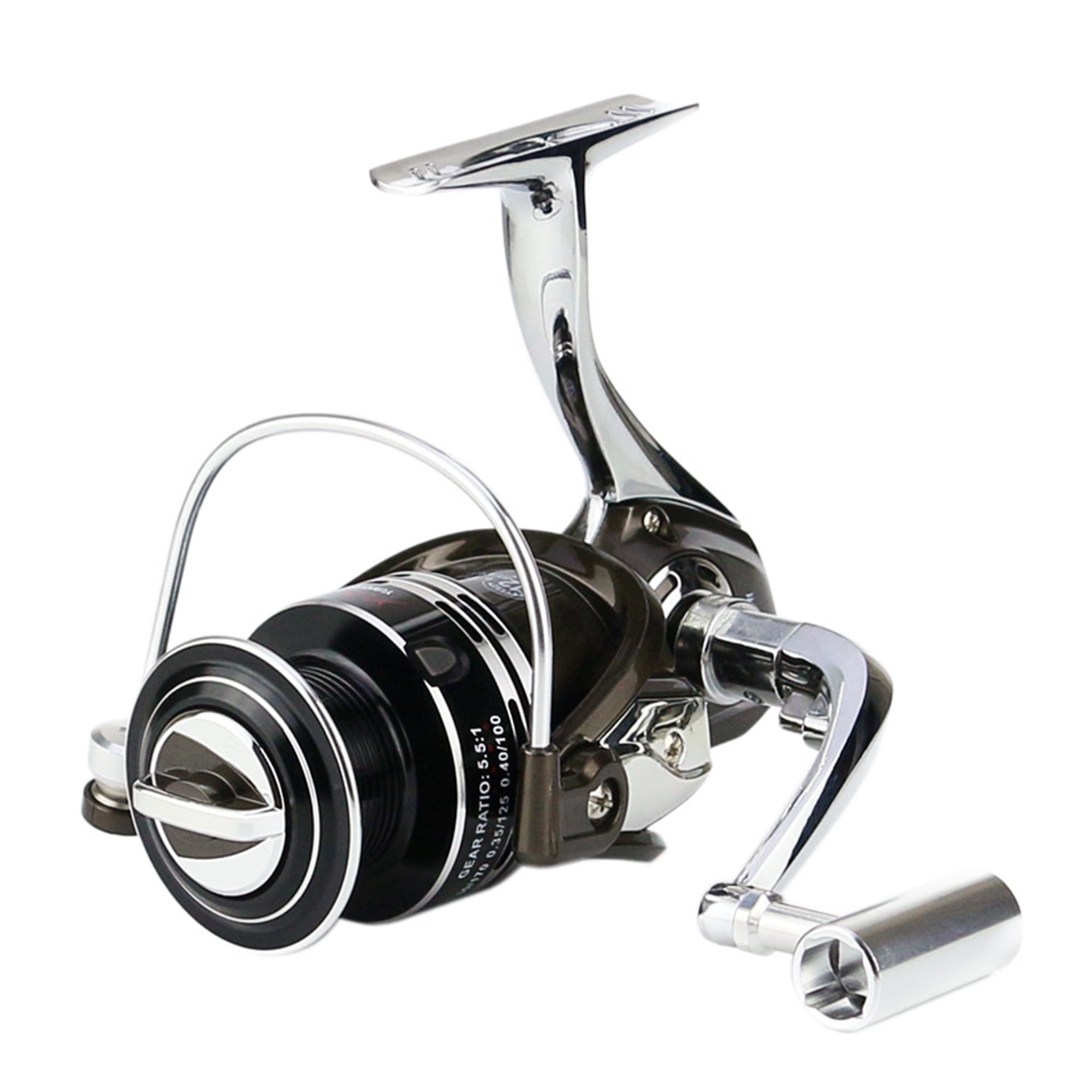 Saltwater Spinning Fishing Reel 13+1BB Left//Right Aluminum Spool Spinning Reels