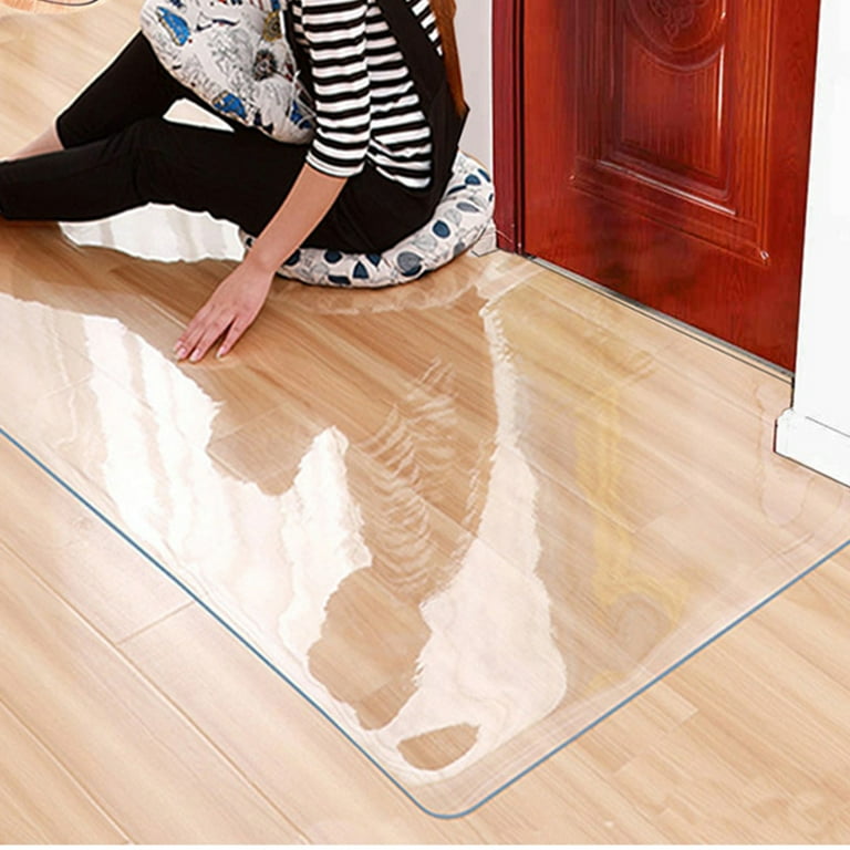 Floor Protector for Deep Pile Carpet Heavy Duty Plastic Carpet Protector Runner Guard Protector No Slip Waterproof Clear for Home Office Hallway Runner Walmart