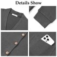 thumbnail image 4 of Shine Up Womens Lightweight Cardigan Button Down Long Sleeve Tops Casual Open Front Cardigans, 4 of 7