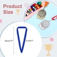 thumbnail image 2 of Uxcell Award Neck Ribbons with Snap Clips, Polyester Medal Lanyards for Competitions Achievement Blue, 2 of 7