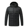 thumbnail image 4 of Pitauce Heated Jacket for Men and Women Four-Control USB Electric Heated Lightweight Rechargeable Heated Coat Windproof Warmer Down with 21 Heating Zones (without Battery), 4 of 9