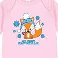 thumbnail image 4 of Inktastic My First Hanukkah with Fox and Snowflakes Boys or Girls Long Sleeve Baby Bodysuit, 4 of 5