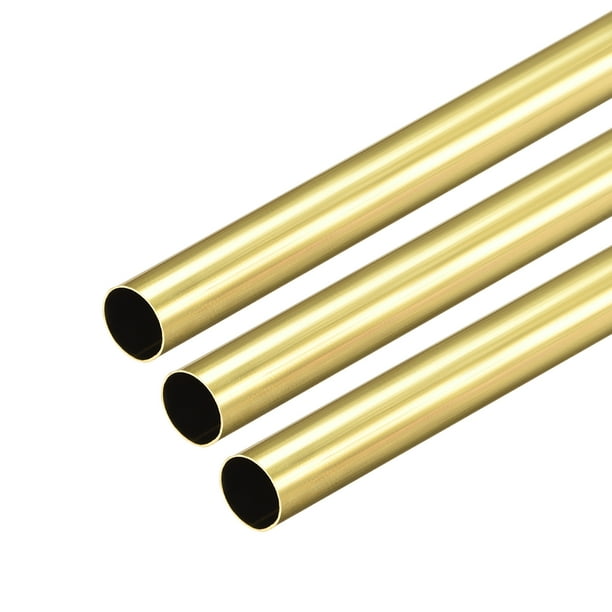 Brass Round Tube 7.5mm OD 0.2mm Wall Thickness 300mm Length Seamless