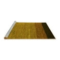 thumbnail image 2 of Ahgly Company Machine Washable Indoor Rectangle Abstract Yellow Modern Area Rugs, 4' x 6', 2 of 4