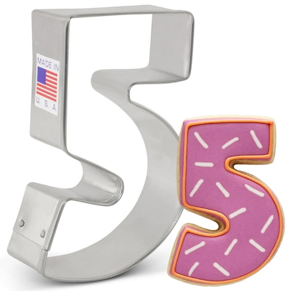 Ann Clark Number Five / #5 Cookie Cutter 3.25", Made in USA