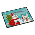 thumbnail image 1 of Caroline's Treasures BB1858MAT Muñeco de nieve con alfombrilla para interior o exterior de Bulldog Francés, 18 por 27, multicolor Caroline's Treasures BB1858MAT, 1 of 1