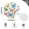 thumbnail image 2 of Ryvnso Beautiful Butterfly Round Plate Mats Dining Table Placemat Set of 4 for Holiday Decoration, 2 of 7