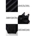 thumbnail image 3 of Women's One Piece Athletic Racerback Swimsuit Slimming Bathing Suit, 3 of 5