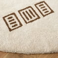 thumbnail image 3 of SAFAVIEH Soho Carleton Abstract Area Rug, Beige/Brown, 6' x 6' Round, 3 of 8