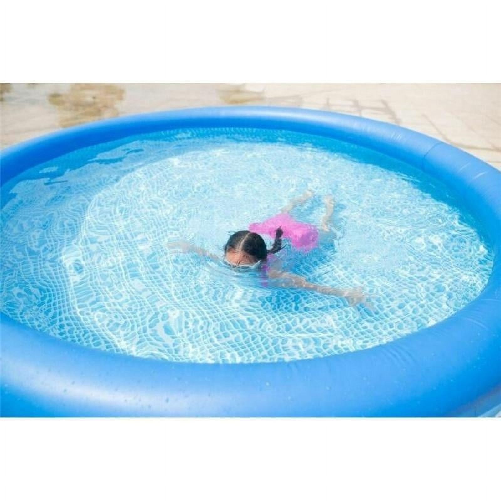 Inflatable Swimming Pool for Kids & Adults - 10 Ft x 30 In Large Inflatable Pool with Air Pump Suitable for Backyard Garden Patio Summer Water Play Party Outdoor