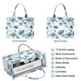 thumbnail image 2 of Large Capacity Tote Bag,Pioneer Flower Floral Print Pattern Handbag Fashion Luxury Tote Bag,15.7"x13"x 5.1" Inches,Laptop Compatible, 2 of 6