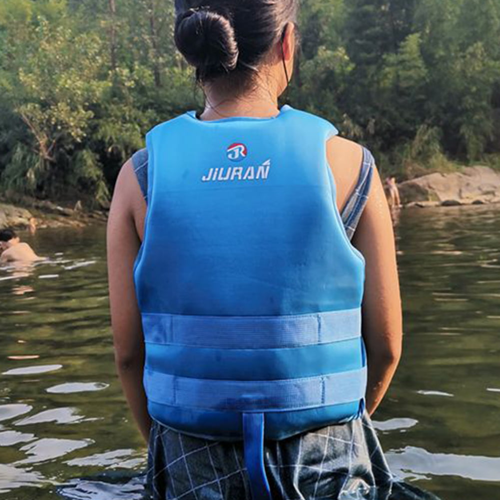 Swimming Life Jacket Survival Neoprene Adult Rafting Boat Driving Buoyancy Vest 