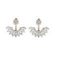 thumbnail image 1 of Pendiente de flor hueca Minnieouse para mujer Cristal Plata 2,5 * 2,3 cm, 1 of 6
