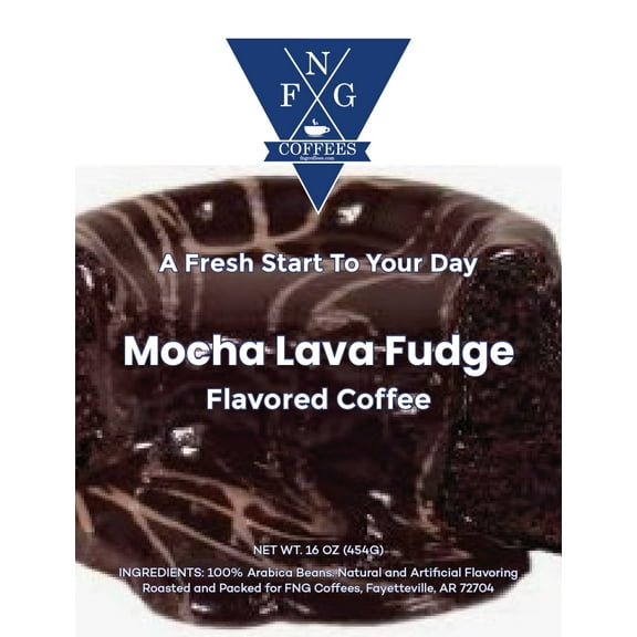 FNG Coffees- Mocha Lave Fudge Flavored Coffee- Ground