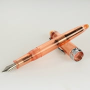 YUEHAO Pen Clearance New Jinhao 992 Spiral Transparent Colourful Office Fine Nib Fountain Pen Yellow