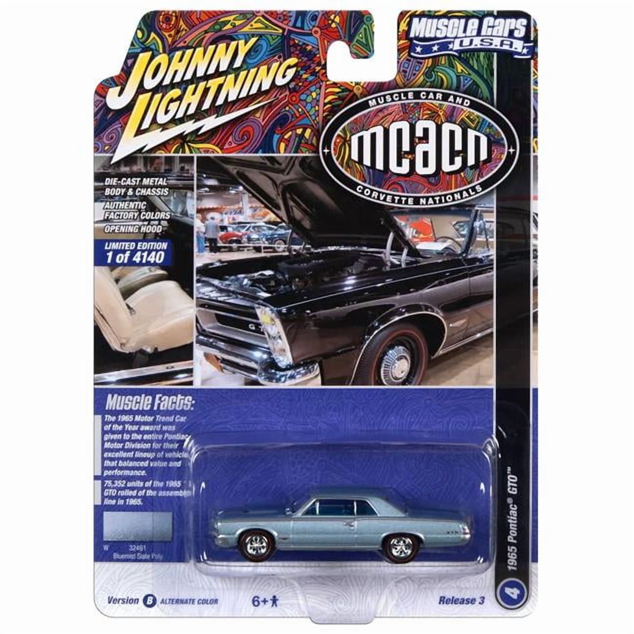 Johnny Lightning 1:64 Chevy Corvette ZL1 Del 1969 In Oro Riverside Edizione Limitata