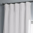 thumbnail image 3 of Prime White Dune Textured Hotel Blackout Cotton Curtain (1 Panel), Prime White, 50W X 84L, 3 of 6