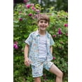 thumbnail image 3 of Conjunto de camisa y pantalones cortos hawaianos Bluey Bingo Muffin 5T, 3 of 8