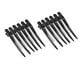 thumbnail image 4 of Caja de 12 pinzas para el pelo, para peluquería, color negro, 4 of 9