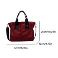 thumbnail image 2 of Bolsas para mujeres con estilo de cuerpo cruzado con el hombro al aire libre vino rojo rojo, 2 of 9